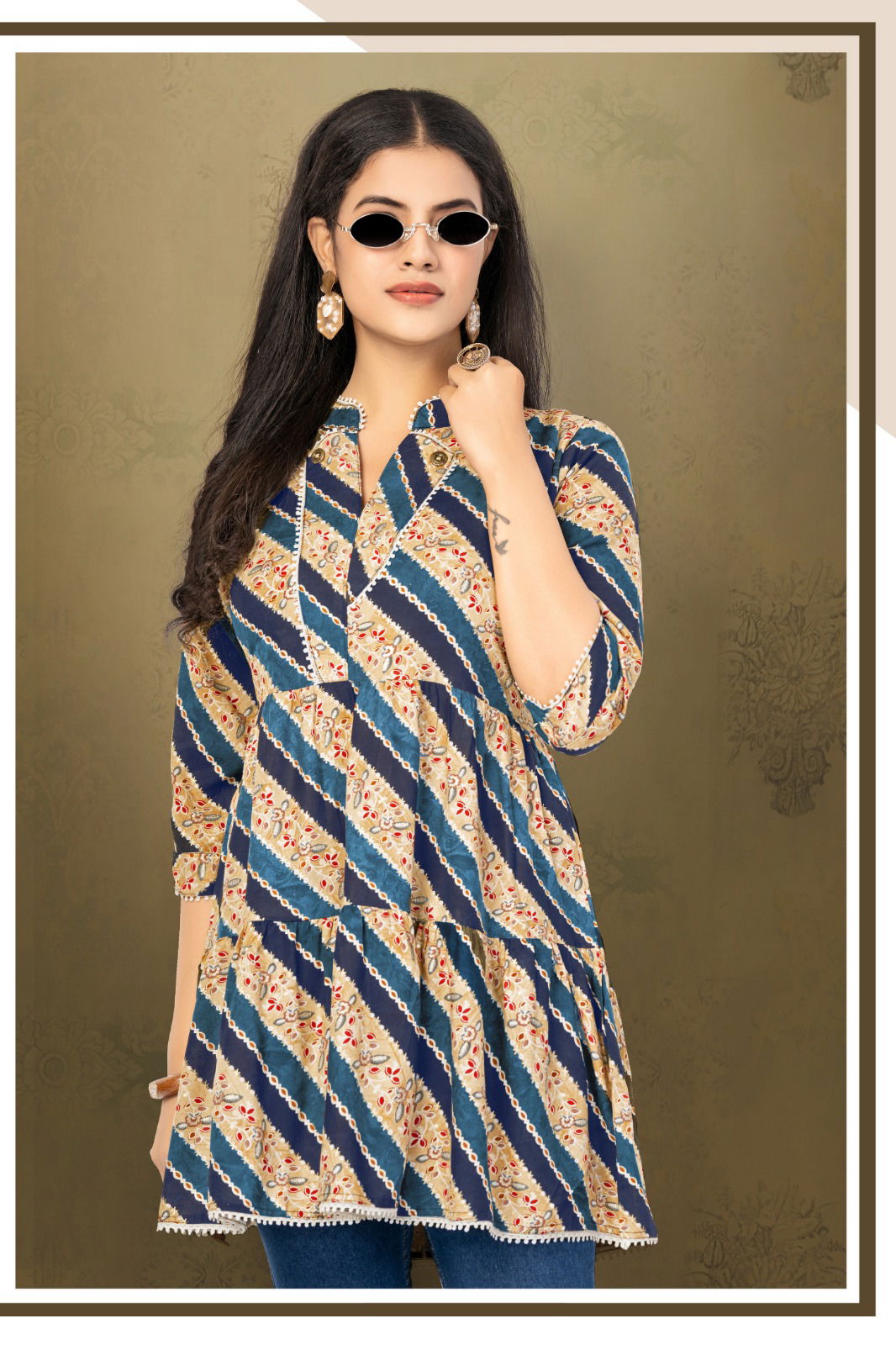 Shefali 3 By Hirwa Western Short ladies Top Wholesale Market in Surat